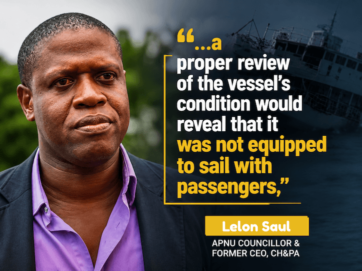 Former CH&PA CEO Calls for Accountability, Demands Salvage of MV Barima