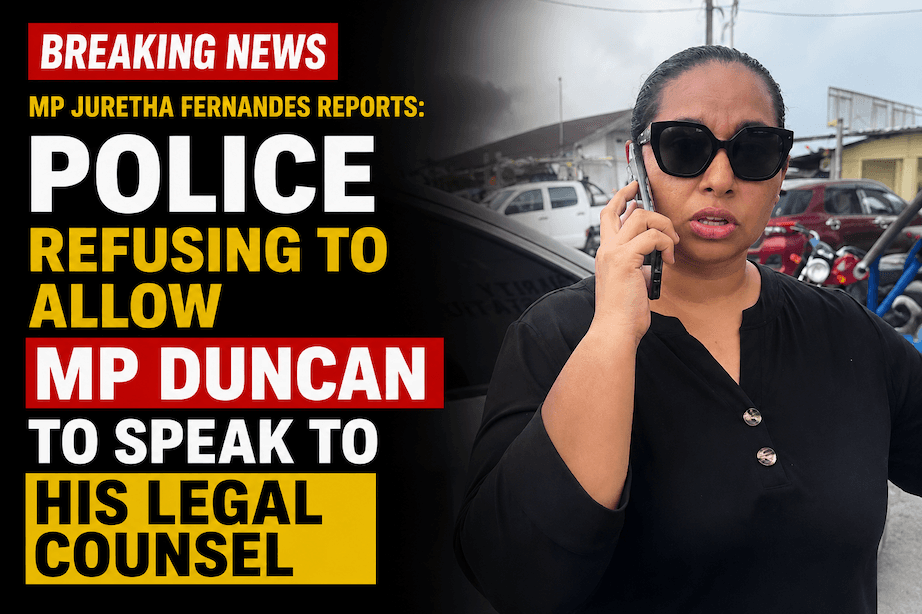 BREAKING NEWS: MP Juretha Fernandes Says Sherod Duncan Denied Access to Attorney After Arrest at Charity