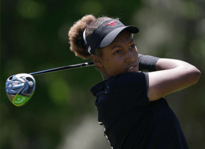 Emily Odwin makes history with professional golf debut