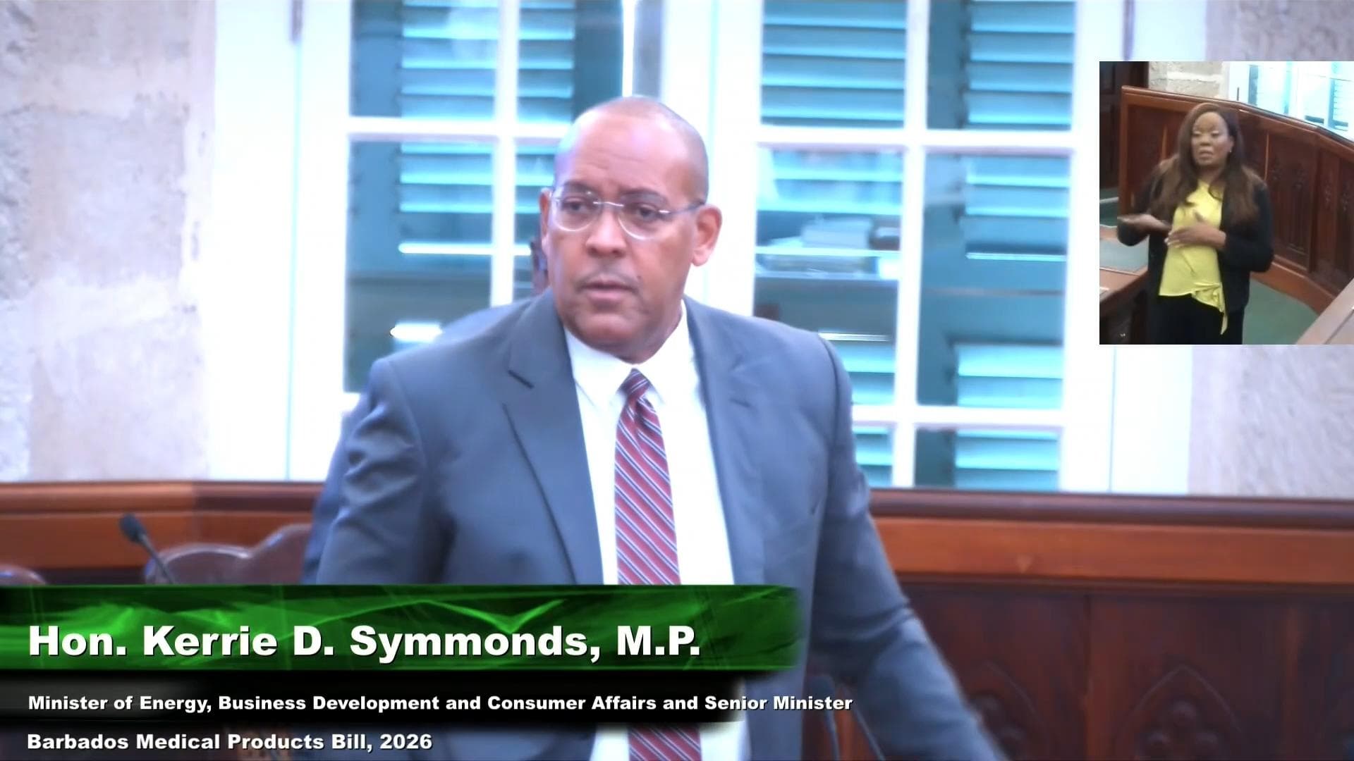 Minister Symmonds: Medical Products Bill will create opportunities for young people