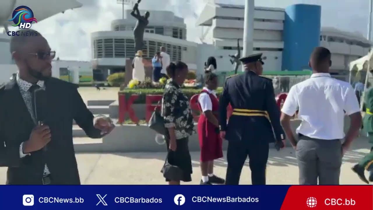 Updates from the state funeral for National Hero, The Right Excellent Sir Garfield Sobers