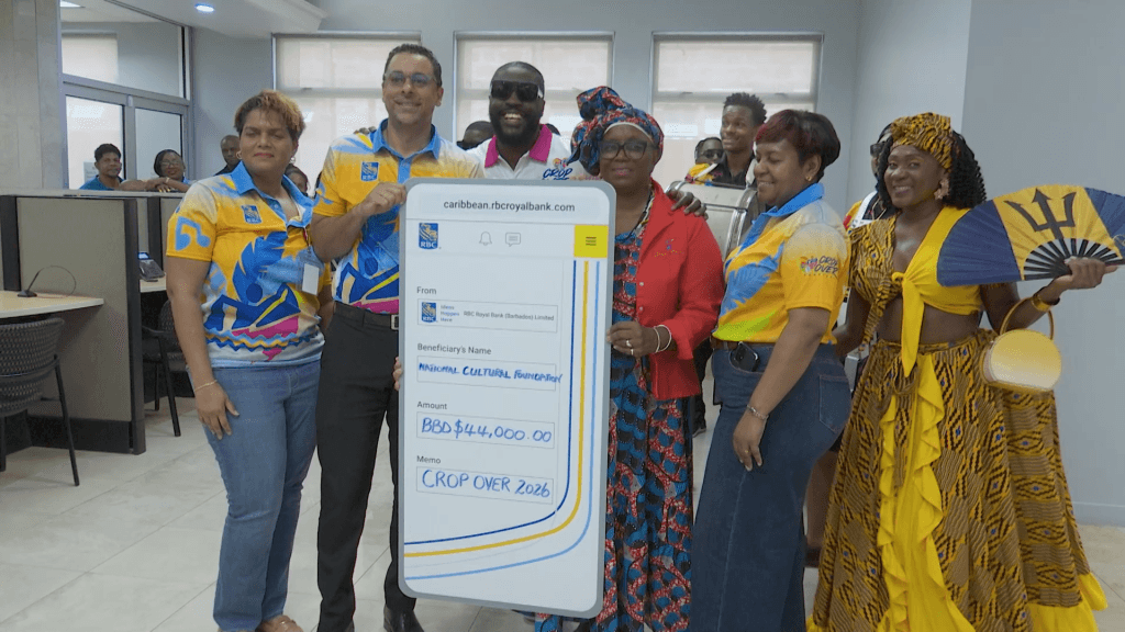 RBC Royal Bank donates $44,000 to support Crop Over Festival
