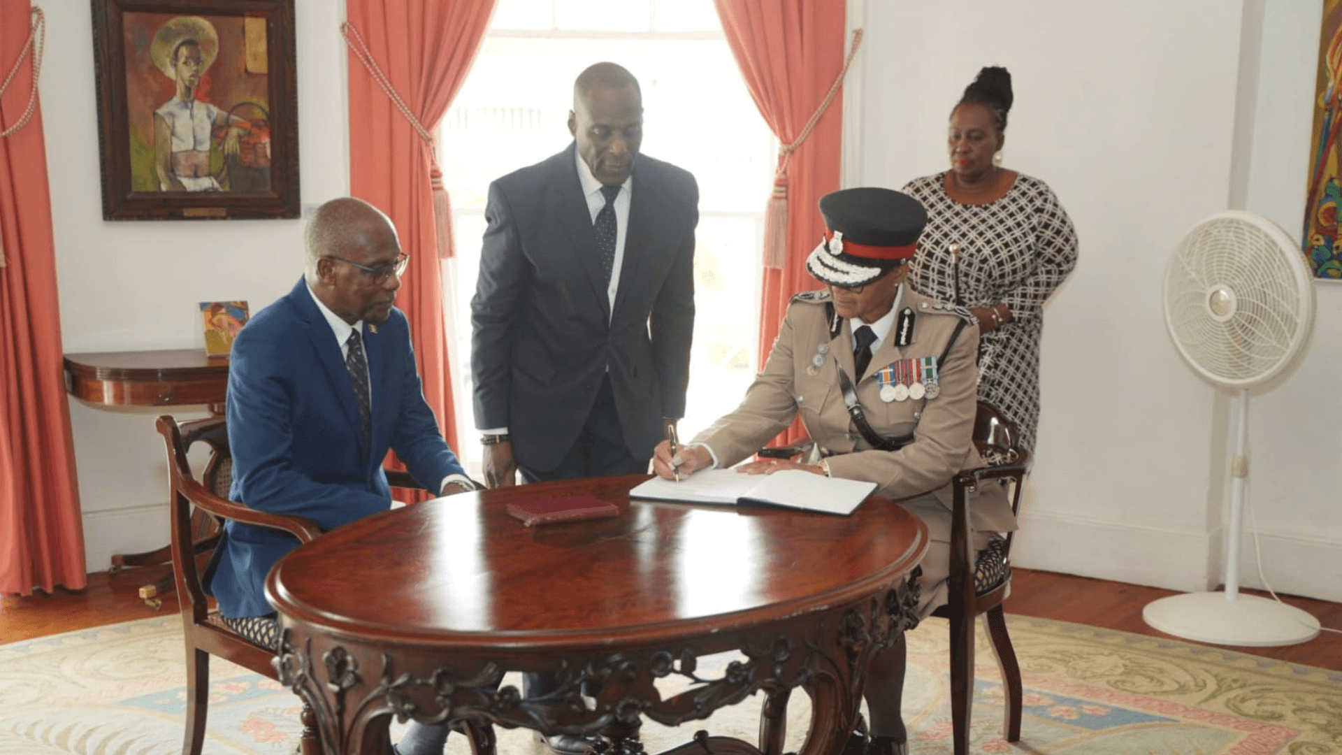 History made as Barbados swears in first female Commissioner of Police