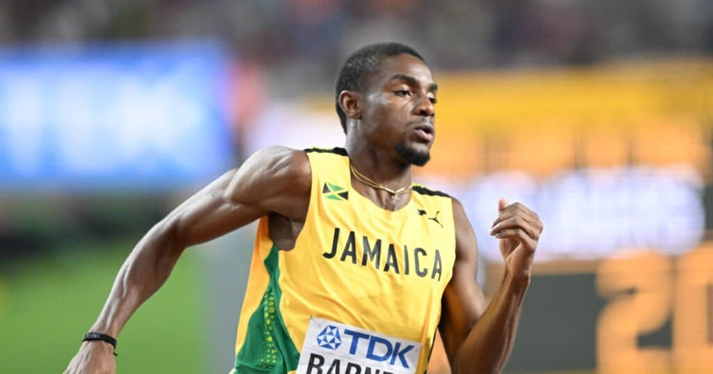 Zandrion Barnes leads men’s 400m qualifiers at Commonwealth Games