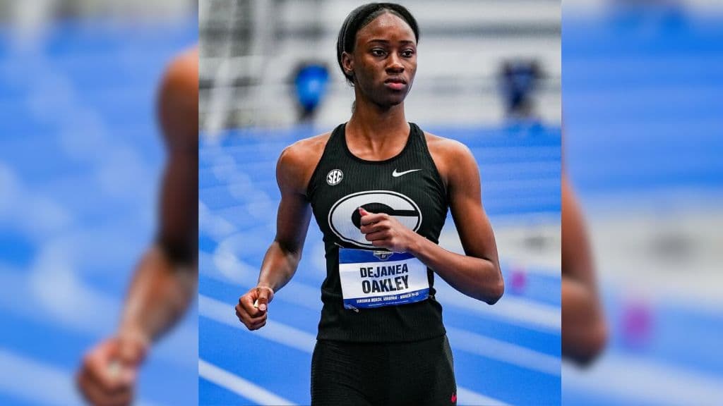 Oakley sets facility record to lead qualifying for NCAA National Championships