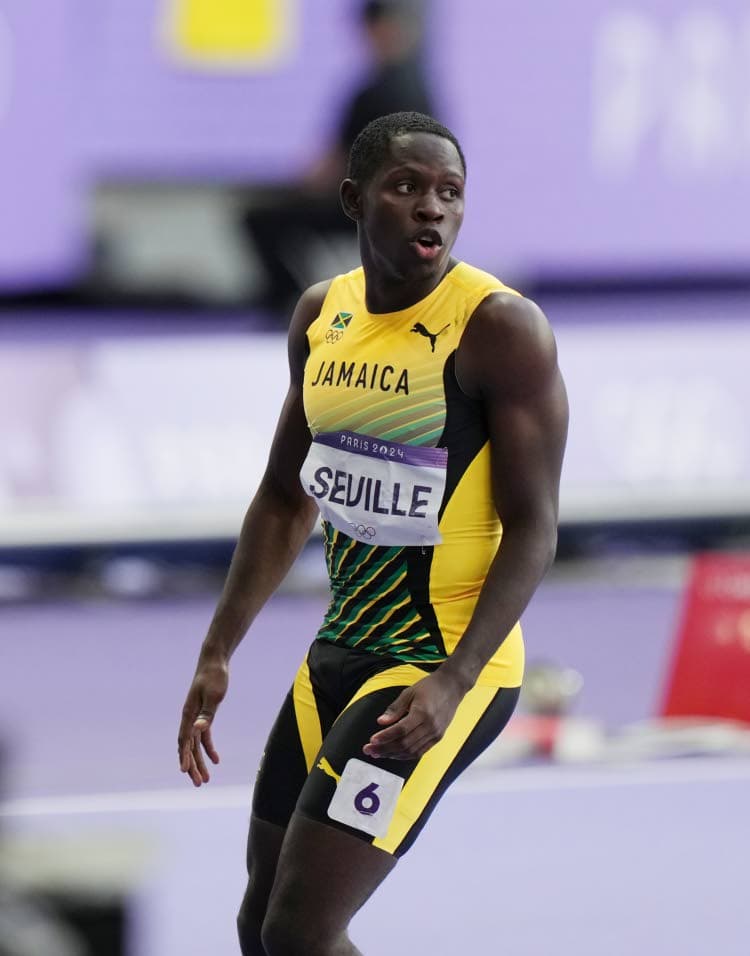 Oblique Seville leads men’s 100m semi-final qualifiers