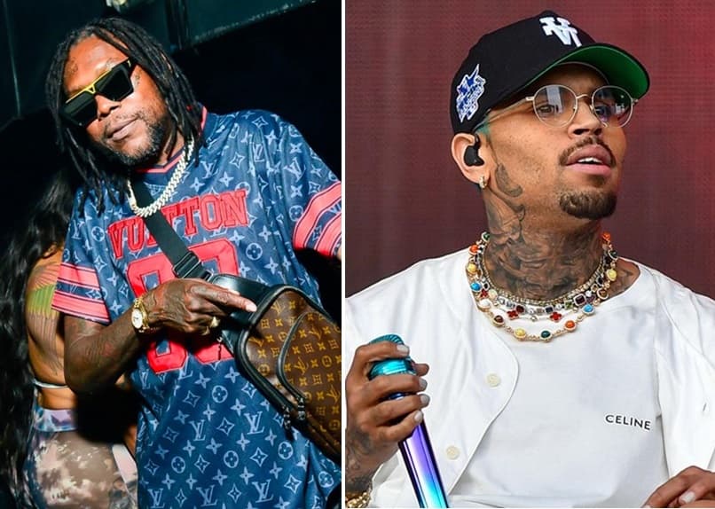Vybz Kartel features on Chris Brown new album