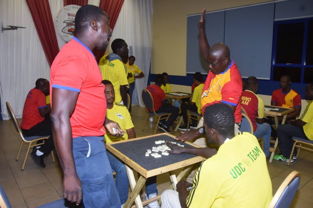 Business House domino league opens at Jacisera Park