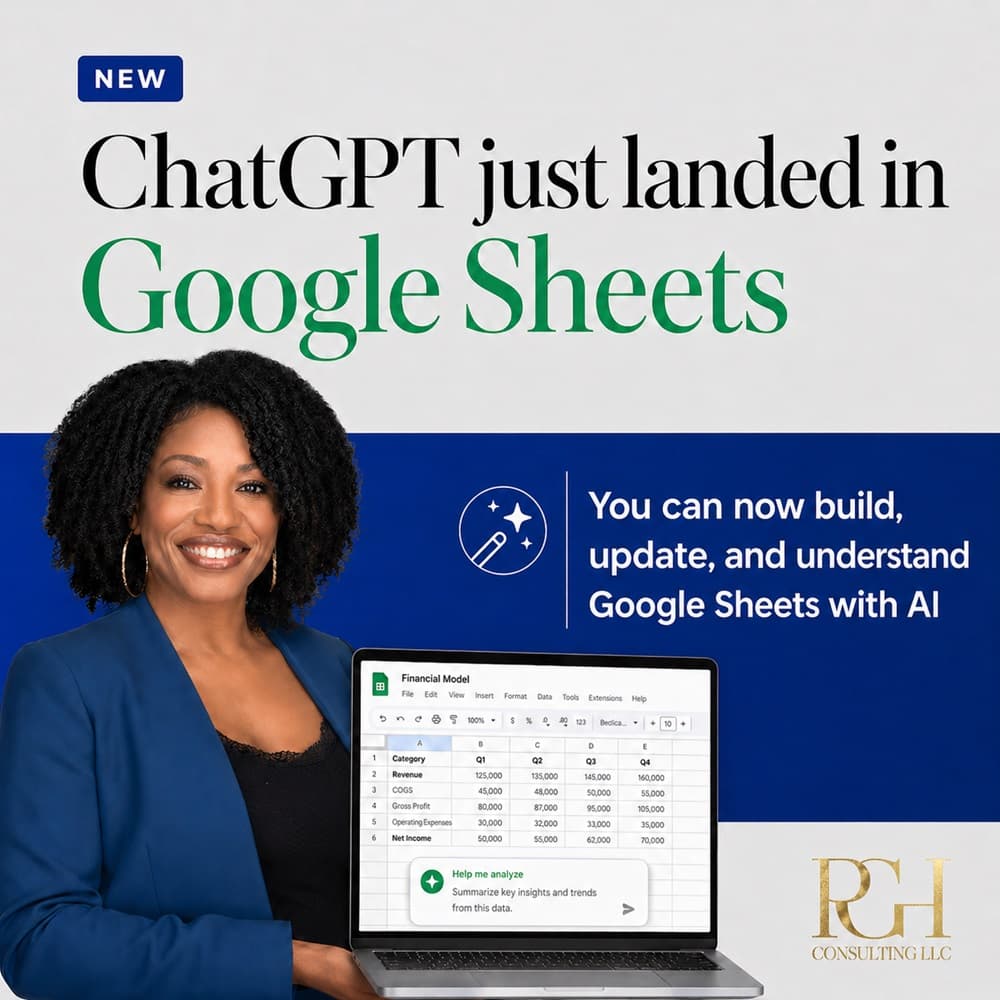 ChatGPT just landed in Google Sheets — here’s why every Jamaican business owner should pay attention