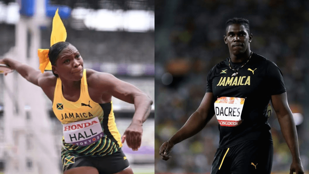 Samantha Hall, Fedrick Dacres get podium finishes at LA Throws Cup