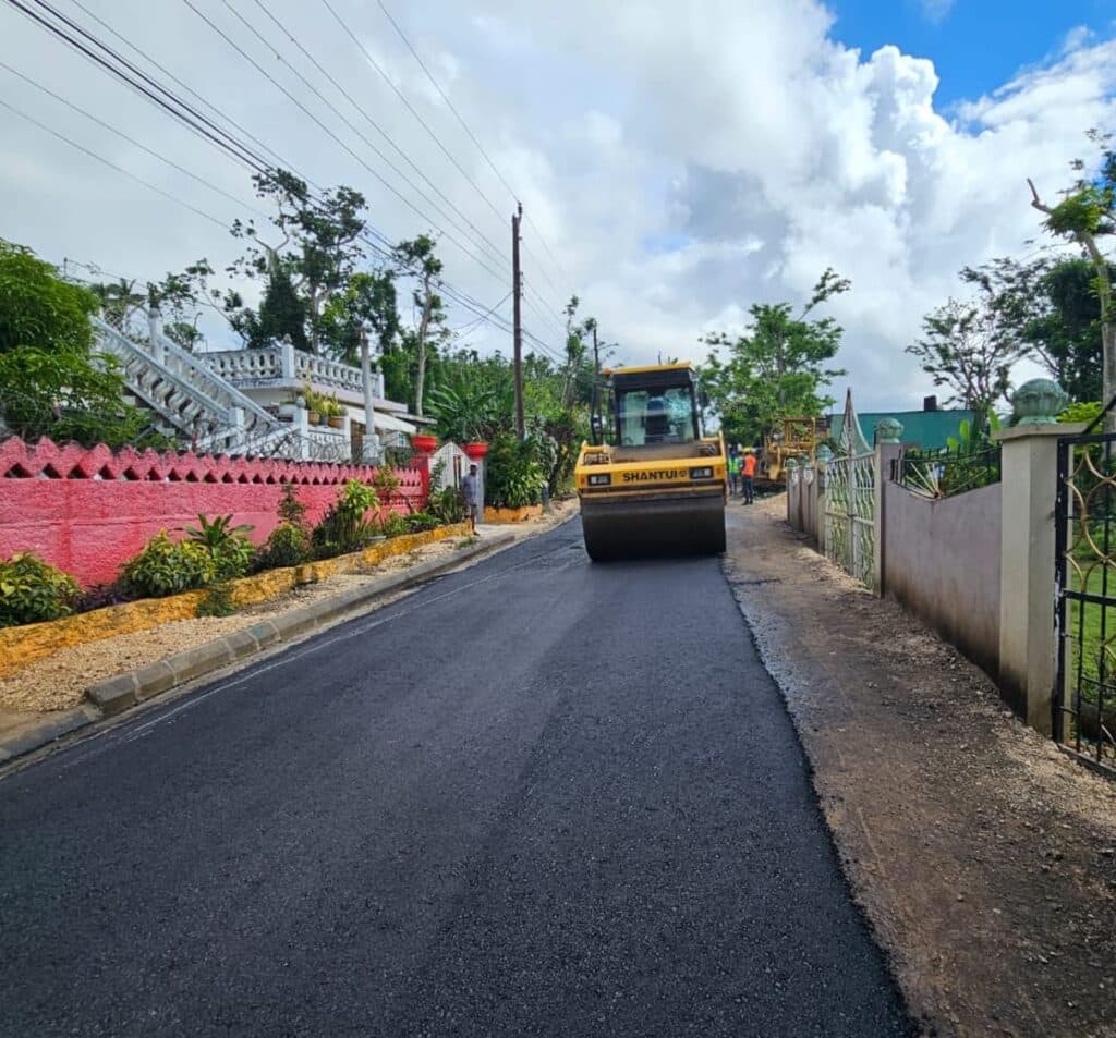 Two of three SPARK road projects in Northern Trelawny almost complete