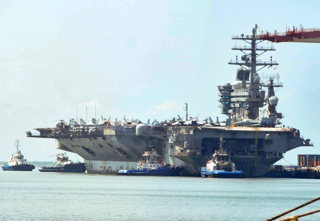 USS Nimitz visit highlights critical role of spectrum in maritime safety and security, says SMA