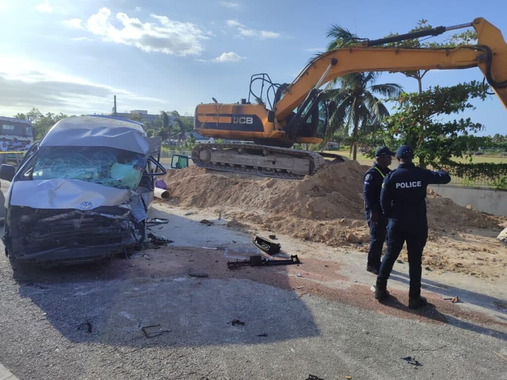 Woman dead, multiple injuries reported following three-vehicle crash on Rose Hall main road