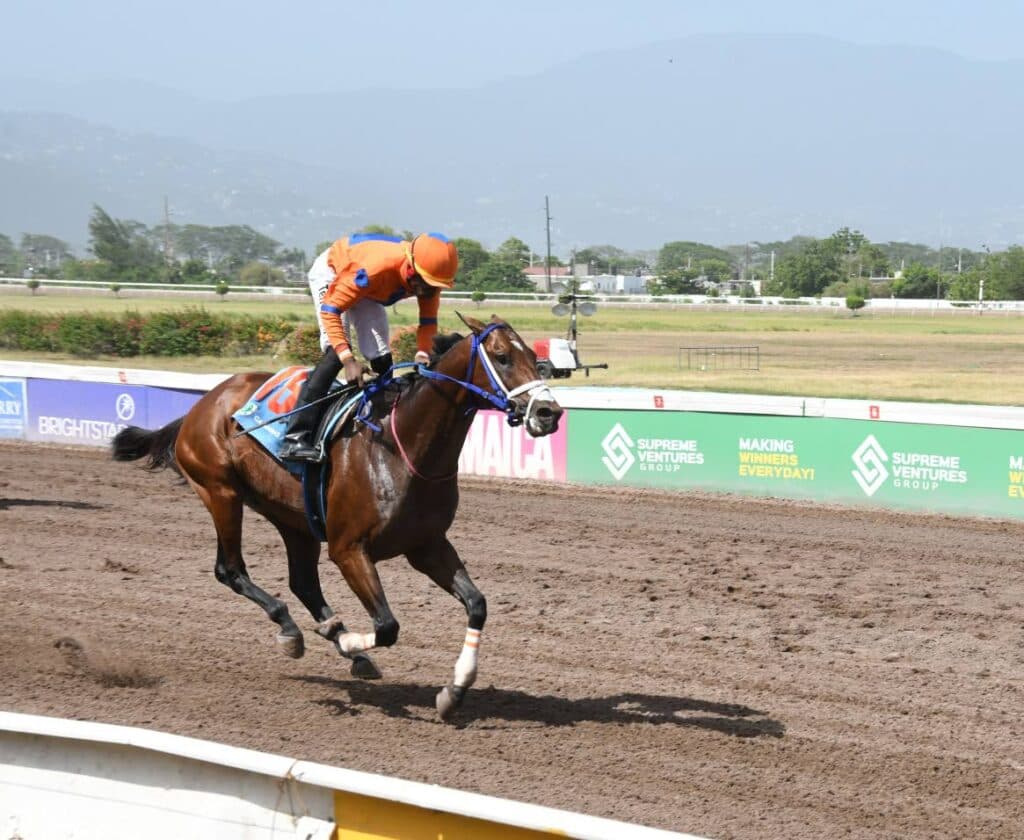 Trainer Borris McIntosh gets first winner of the season