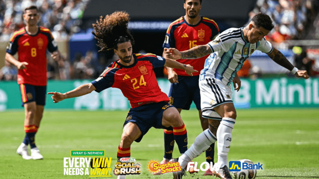 World Cup final: Spain 0 Argentina 0 at half-time