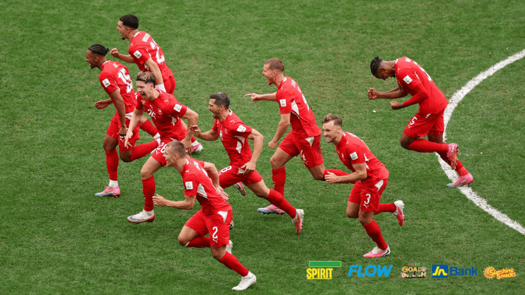 Switzerland beat Colombia to reach World Cup quarter-finals