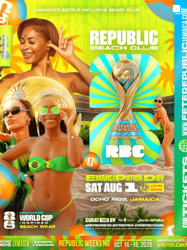 Republic Beach Club invades Plantation Cove on Emancipation Day