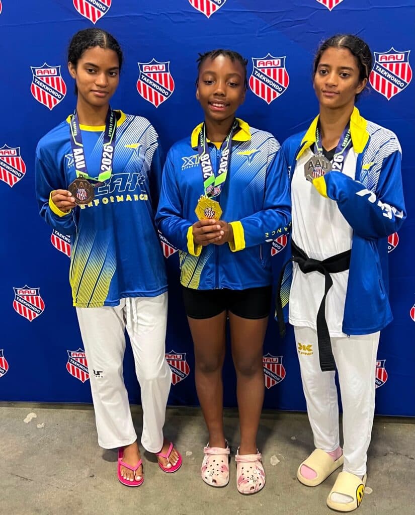 âGirl powerâ: Three Jamaicans sweep the podium at AAU Taekwondo Champs