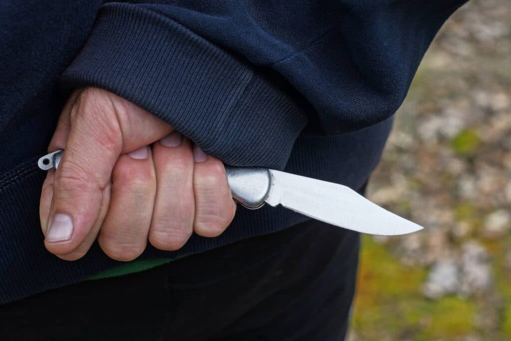 Alleged knife-point threat lands man in court