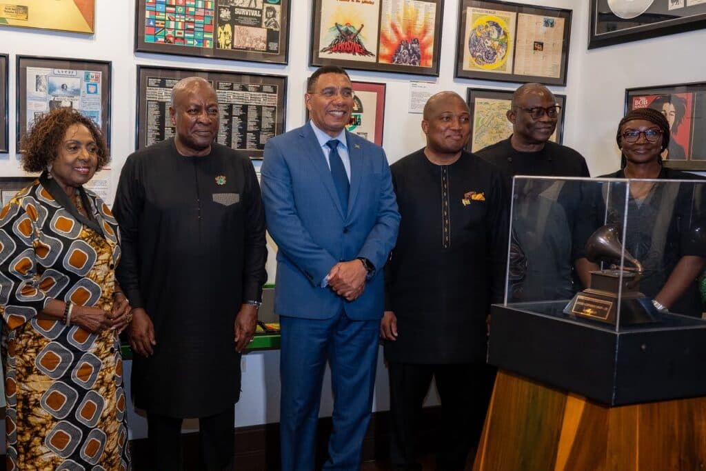 PM, Grange join Ghanaian president for tour of Bob Marley Museum