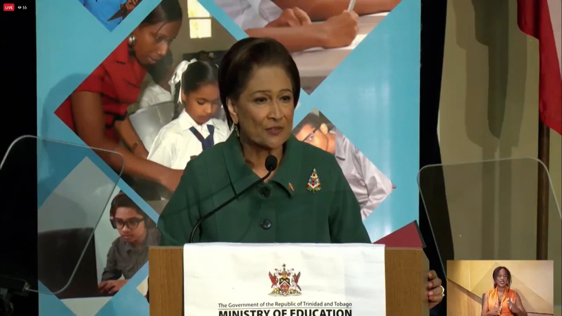 Message From PM The Honourable Kamla Persad-Bissessar, SC To Students Receiving Their SEA 2026 Results
