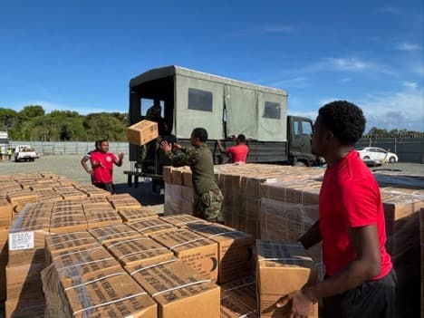 United States Provides 8,640 Meals Ready-To-Eat To TT Defence Force