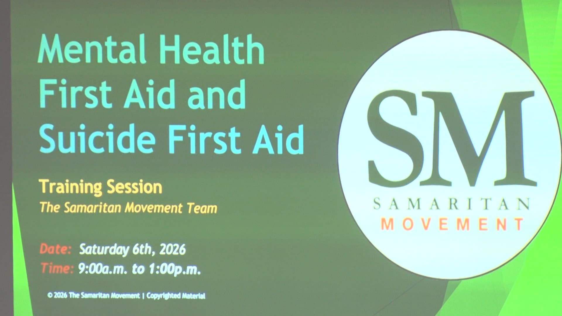 New Training Programme Equips Communities To Respond To Mental Health Emergencies