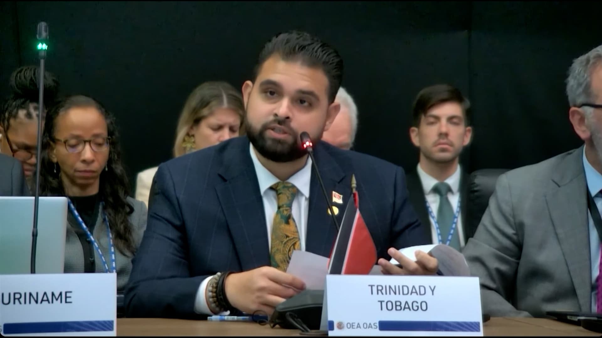 Minister Nicholas Morris Calls For Stronger Hemisphere Cooperation At OAS General Assembly